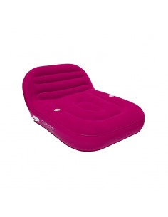 Airhead Inflatable Double Chaise Lounge 2 people raspberry rose