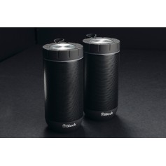 BLOCK AUDIO CONNECT:TWO Stereo Bluetooth Speaker Set Black