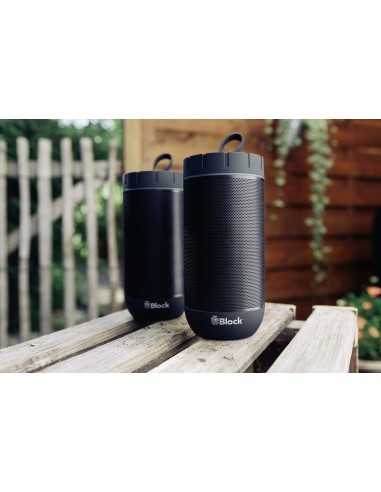BLOCK AUDIO CONNECT:TWO Stereo Bluetooth Speaker Set Black