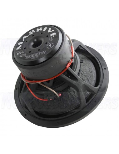 Massive Audio SUMMOXL154 – 3000w Dual 4 Ohm Subwoofer