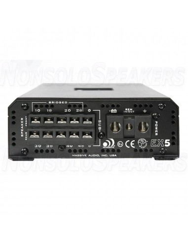 Massive Audio EX5 – 5 Channel Amplifier (Built-In OEM Line Converter)