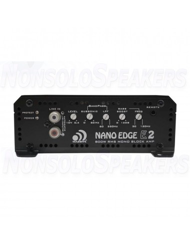 Massive Audio E2 – 1600w Mono Amplifier (Built-In OEM Line Converter)