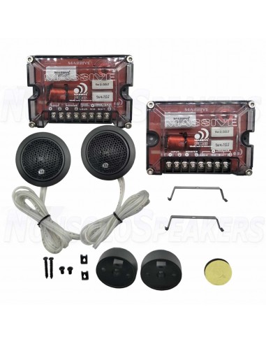 Massive Audio FC6 - 6.5" 150 Watts RMS Component Kit Speakers
