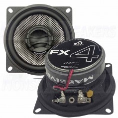 Massive Audio FX4 - 4" 2-Way 50 Watts RMS Coaxial Speakers