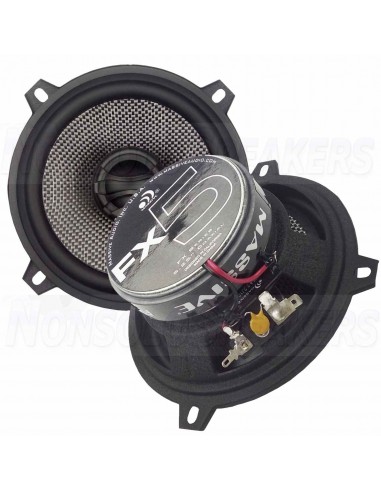 Massive Audio FX5 - 5.25" 2-Way 60 Watts RMS Coaxial Speakers
