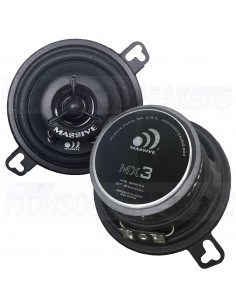 Massive Audio MX3 - 3.5" 2-Way 30 Watts RMS Coaxial Speakers
