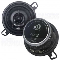 Massive Audio MX3 - 3.5" 2-Way 30 Watts RMS Coaxial Speakers