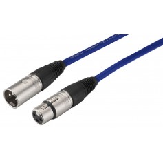 MONACOR MECN-1000/BL XLR cable line and microphone
