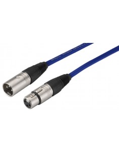 MONACOR MECN-200/BL XLR cable line and microphone