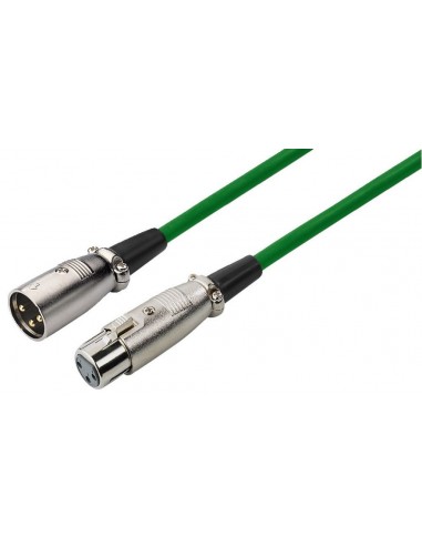 MONACOR MEC-100/GN XLR cable line and microphone