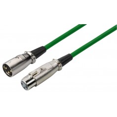 MONACOR MEC-190/GN XLR cable line and microphone