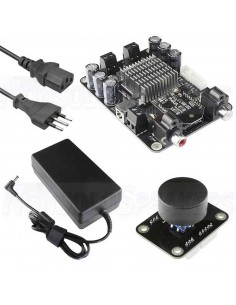 AMB2050NR KIT2 - Class D 2x50W Bluetooth amplifier with power supply and volume control