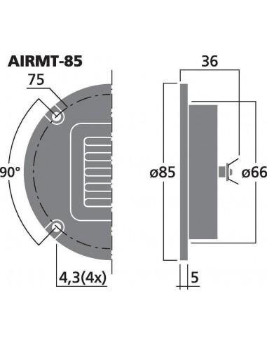 Monacor AIRMT-85 Air Motion Transformers