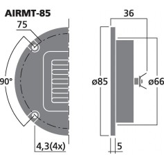 Monacor AIRMT-85 Air Motion Transformers