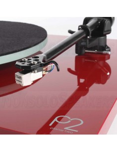 Rega Planar 2 turntable red with TA-Carbon incl. 2
