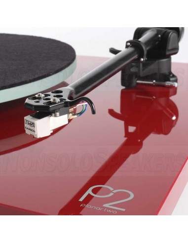 Rega Planar 2 turntable red with TA-Carbon incl.