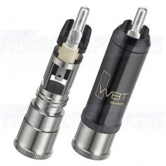 WBT-0102 AG - RCA pure Silver Connector - Ø9mm