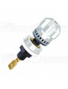 WBT-0703 CU W - White Terminal Copper Ø19mm Gold