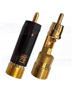 RAMM 30901GT - RCA connector RAMM Audio 30901GT tellurium copper (pair)