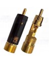 RAMM 30901GT - RCA connector RAMM Audio 30901GT tellurium copper (pair)
