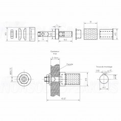 VIBORG BP604 -Connector for Speakers Pure Copper (pair)