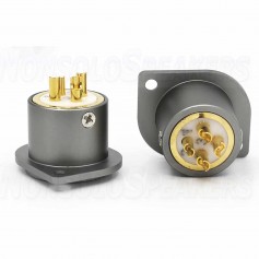 VIBORG CF201 (G) Female 3 Poles XLR Socket Silver