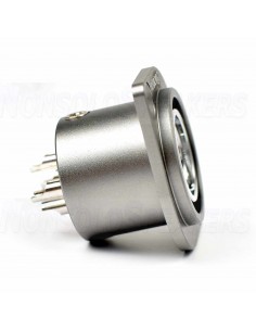 VIBORG CF201 (G) Female 3 Poles XLR Socket Silver 2