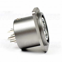 VIBORG CF201 (G) Female 3 Poles XLR Socket Silver