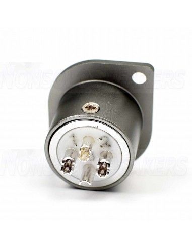 VIBORG CF201 (G) Female 3 Poles XLR Socket Silver