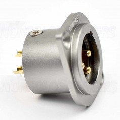 VIBORG CM201 (G) Male 3 Poles XLR Socket Gold