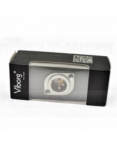 VIBORG CM201 (G) Male 3 Poles XLR Socket Gold