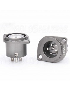 VIBORG CM201 (G) Male 3 Poles XLR Socket Gold 2