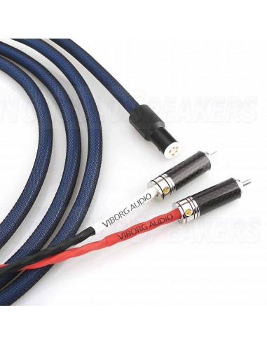Viborg Audio LC800 - 5 Pin RCA cable Silver Plated 1.2mt
