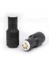 VIBORG LP105G - Female Pentapolar DIN Connector 24K