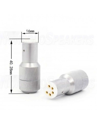 VIBORG LP105G - Female Pentapolar DIN Connector 24K