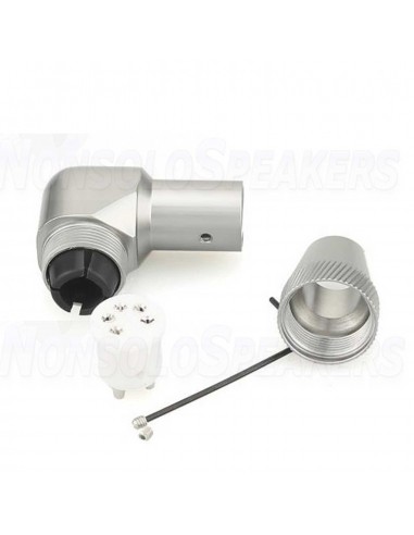 VIBORG LP106R - DIN 90 ° Pentapolar Female Rhodium Plated