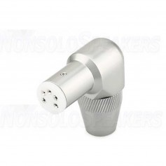 VIBORG LP106R - DIN 90 ° Pentapolar Female Rhodium Plated