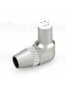 VIBORG LP106R - DIN 90 ° Pentapolar Female Rhodium Plated
