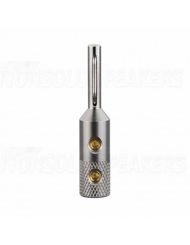 VIBORG VB401S - Connector Banana pure copper Silver Ø5mm