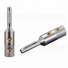 VIBORG VB401S - Connector Banana pure copper Silver Ø5mm