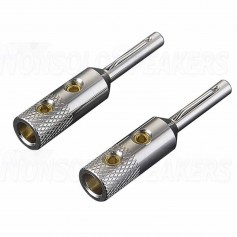 VIBORG VB401S - Connector Banana pure copper Silver Ø5mm