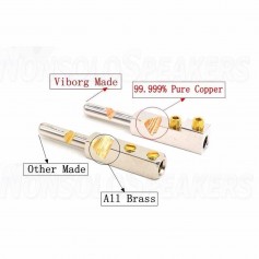VIBORG VE501S - Schuko  6-19mm SILVER power connector
