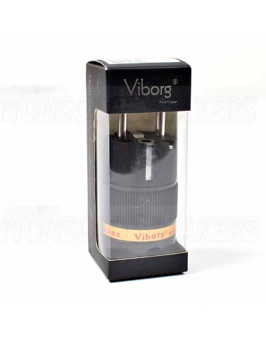 VIBORG VE501S - Schuko  6-19mm SILVER power connector