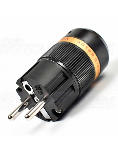 VIBORG VE501S - Schuko  6-19mm SILVER power connector