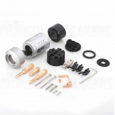 VE502 - Schuko Viborg 16A / 250V connector Aluminum Pure copper