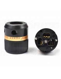 Viborg  VF501G - connector IEC 6-19mm - gold 24K 2