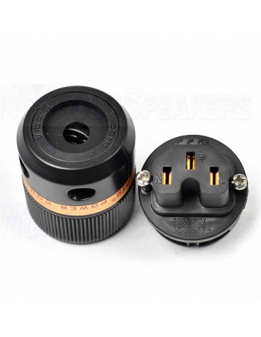 Viborg  VF501G - connector IEC 6-19mm - gold 24K