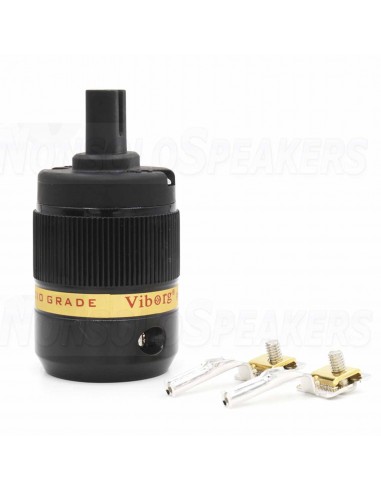 Viborg VF508r 6-19mm  Connector IEC C8 pure copper rhodium
