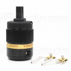 Viborg VF508r 6-19mm  Connector IEC C8 pure copper rhodium