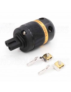 Viborg VF508r 6-19mm  Connector IEC C8 pure copper rhodium 2